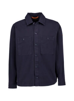 BOSS Orange, Jenashemd Locky, Baumwolle, Dunkelblau