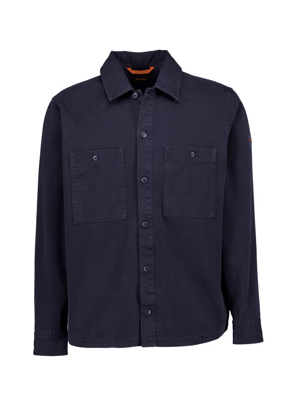 BOSS Orange, Jenashemd Locky, Baumwolle, Dunkelblau 3 BOSS Orange, Jenashemd Locky, Baumwolle, Dunkelblau