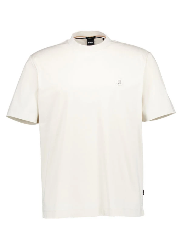 BOSS Black, T-Shirt, Baumwoll-Jersey, Ecru 3 BOSS Black, T-Shirt, Baumwoll-Jersey, Ecru