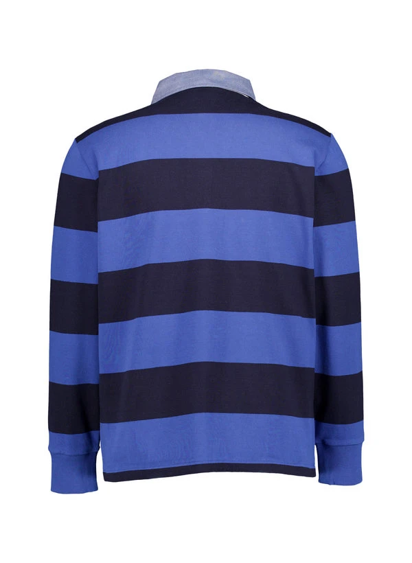 Gant, Pullover, Baumwolle, Royalblau Gestreift 5 Gant, Pullover, Baumwolle, Royalblau Gestreift – Bild 3