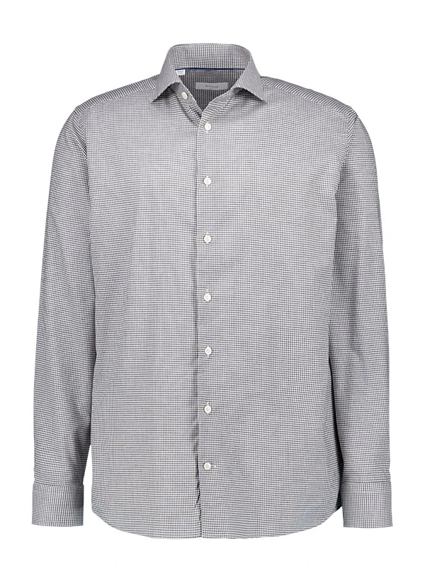 ETON, Hemd, Slim Fit, Bio Baumwolle, Grau Kariert 3 ETON, Hemd, Slim Fit, Bio Baumwolle, Grau Kariert