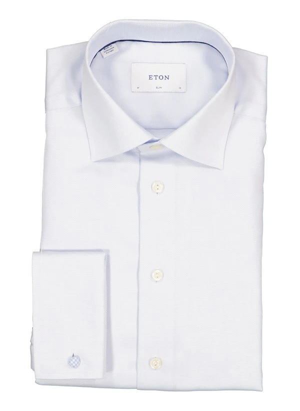 ETON, Hemd, Slim Fit, Bio Baumwolle, Hellblau 3 ETON, Hemd, Slim Fit, Bio Baumwolle, Hellblau