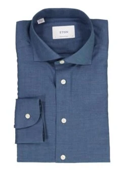 ETON, Hemd, Contemporary Fit, Baumwolle, Dunkelblau