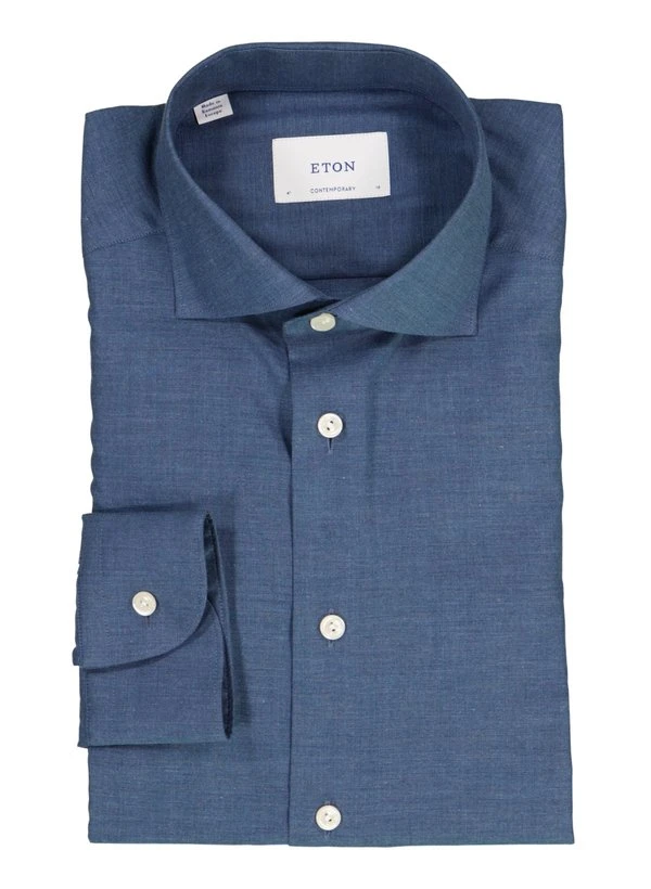 ETON, Hemd, Contemporary Fit, Baumwolle, Dunkelblau 3 ETON, Hemd, Contemporary Fit, Baumwolle, Dunkelblau