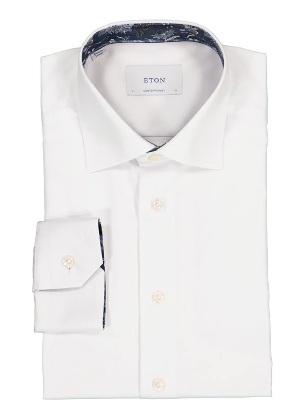 ETON, Hemd, Contemporary Fit, Bio-Baumwolle, Weiß 3 ETON, Hemd, Contemporary Fit, Bio-Baumwolle, Weiß