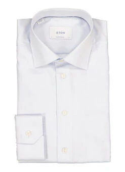 ETON, Hemd, Contemporary Fit, Bio Baumwolle, Hellblau