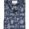 ETON, Hemd, Classic Fit, Bio-Baumwolle, Dunkelblau Gemustert -Herrenausstatter Geschaft 449932 norm