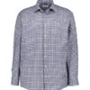 ETON, Hemd, Classic Fit, Bio Baumwolle, Grau-blau Kariert
