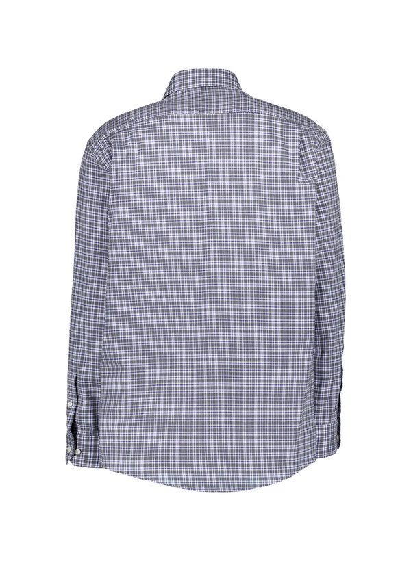 ETON, Hemd, Classic Fit, Bio Baumwolle, Grau-blau Kariert 5 ETON, Hemd, Classic Fit, Bio Baumwolle, Grau-blau Kariert – Bild 3
