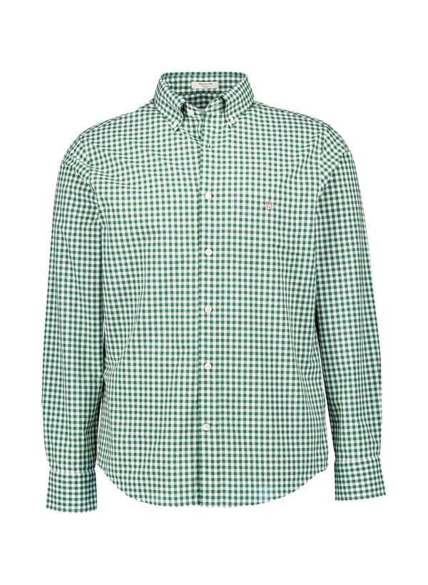 Gant, Hemd, Regular Fit, Baumwolle, Jägergrün-weiß Kariert 3 Gant, Hemd, Regular Fit, Baumwolle, Jägergrün-weiß Kariert