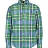 Gant, Hemd, Regular Fit, Baumwolle, Grün-blau Kariert 2 Gant, Hemd, Regular Fit, Baumwolle, Grün-blau Kariert -Herrenausstatter Geschaft 449955 norm