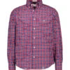 Gant, Hemd, Regular Fit, Baumwolle, Bordeaux Kariert
