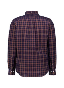 Gant, Hemd, Regular Fit, Cord, Nachtblau Kariert -Herrenausstatter Geschaft 449961 norm2