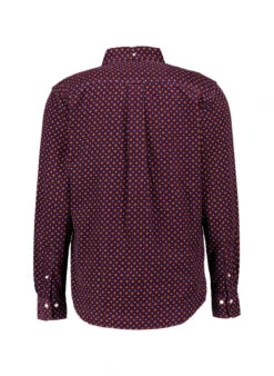 Gant, Hemd, Regular Fit, Cord, Bordeaux Gemustert 7 Gant, Hemd, Regular Fit, Cord, Bordeaux Gemustert -Herrenausstatter Geschaft 449964 norm2