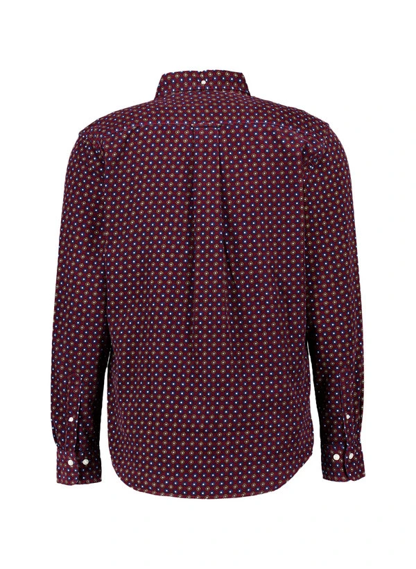 Gant, Hemd, Regular Fit, Cord, Bordeaux Gemustert 5 Gant, Hemd, Regular Fit, Cord, Bordeaux Gemustert – Bild 3