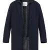 ROY ROBSON, Mantel, Mikrofaser, Dunkelblau 1 ROY ROBSON, Mantel, Mikrofaser, Dunkelblau -Herrenausstatter Geschaft 449974 norm