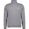 Gant, Rollkragenpullover, Baumwolle, Grau