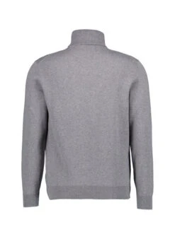 Gant, Rollkragenpullover, Baumwolle, Grau -Herrenausstatter Geschaft 449990 norm2