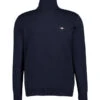 Gant, Rollkragenpullover, Baumwolle, Navy -Herrenausstatter Geschaft 449991 norm