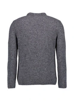 Gant, Pullover, Wolle, Dunkelgrau Meliert -Herrenausstatter Geschaft 449994 norm2