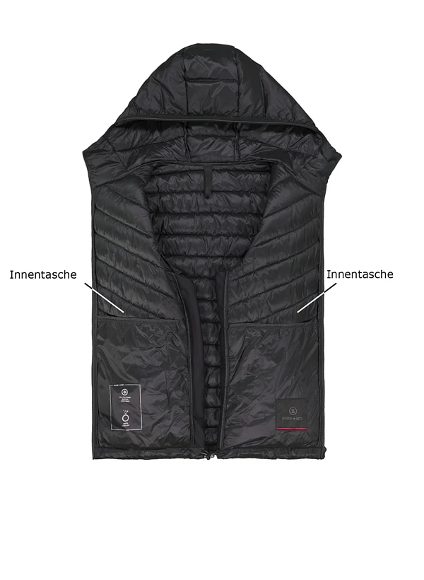 FIRE + ICE, Steppjacke Elvis, Mikrofaser THERMORE®, Schwarz 5 FIRE + ICE, Steppjacke Elvis, Mikrofaser THERMORE®, Schwarz – Bild 3