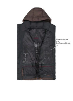 FIRE + ICE, Skijacke Luka, Mikrofaser Thermore®, Dunkelbraun -Herrenausstatter Geschaft 450037 norm3