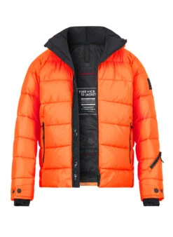 FIRE + ICE, Skijacke Luka, Mikrofaser Thermore®, Neonorange