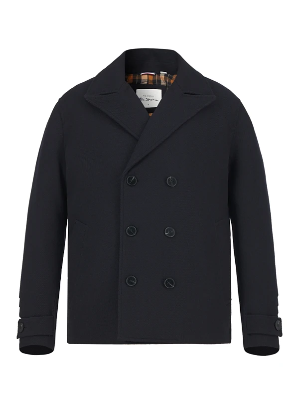Ben Sherman, Cabanjacke, Wolle, Dunkelnavy 3 Ben Sherman, Cabanjacke, Wolle, Dunkelnavy