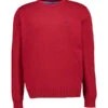 Fynch-Hatton, Pullover, Baumwolle, Rot -Herrenausstatter Geschaft 450057 norm