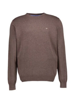 Fynch-Hatton, Pullover, Baumwolle, Dunkelbraun