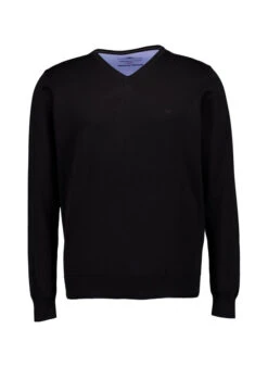 Fynch-Hatton, Pullover, Baumwolle, Schwarz