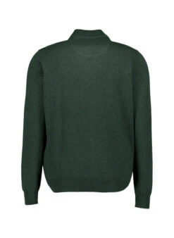 Fynch-Hatton, Cardigan, Baumwolle, Dunkelgrün Meliert 7 Fynch-Hatton, Cardigan, Baumwolle, Dunkelgrün Meliert -Herrenausstatter Geschaft 450069 norm2