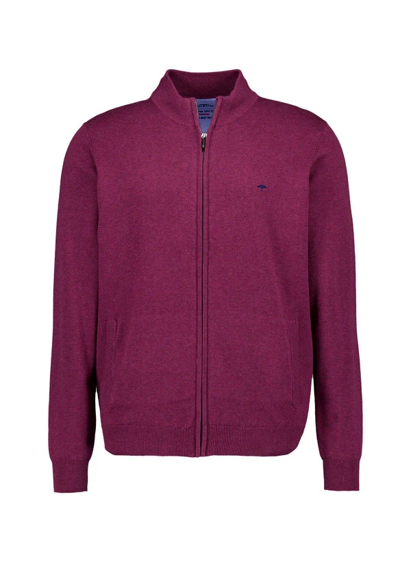 Fynch-Hatton, Cardigan, Baumwolle, Bordeaux Meliert 3 Fynch-Hatton, Cardigan, Baumwolle, Bordeaux Meliert