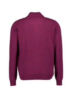 Fynch-Hatton, Cardigan, Baumwolle, Bordeaux Meliert 7 Fynch-Hatton, Cardigan, Baumwolle, Bordeaux Meliert -Herrenausstatter Geschaft 450070 norm2