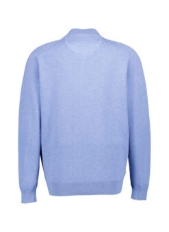 Fynch-Hatton, Cardigan, Baumwolle, Kristallblau -Herrenausstatter Geschaft 450071 norm2