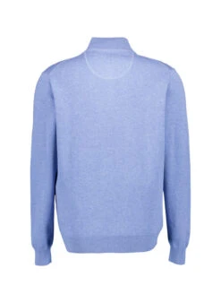 Fynch-Hatton, Troyer, Baumwolle, Blau Meliert 7 Fynch-Hatton, Troyer, Baumwolle, Blau Meliert -Herrenausstatter Geschaft 450088 norm2