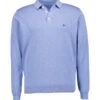 Fynch-Hatton, Pullover, Baumwolle, Kristalblau -Herrenausstatter Geschaft 450100 norm