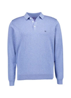 Fynch-Hatton, Pullover, Baumwolle, Kristalblau