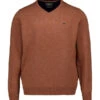 Fynch-Hatton, Pullover, Merinowolle-Kaschmir, Hazel Meliert -Herrenausstatter Geschaft 450139 norm