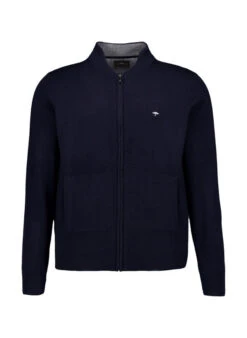 Fynch-Hatton, Cardigan, Merinowolle-Kaschmir, Navy