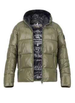 SAVE THE DUCK, Steppjacke Edgad, Mikrofaser PLUMTECH®, Grün