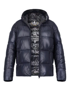 SAVE THE DUCK, Steppjacke Edgad, Mikrofaser PLUMTECH®, Dunkelblau