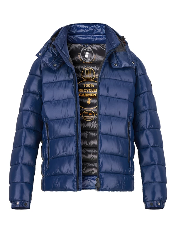 SAVE THE DUCK, Steppjacke Florian, Mikrofaser PLUMTECH®, Tintenblau 3 SAVE THE DUCK, Steppjacke Florian, Mikrofaser PLUMTECH®, Tintenblau