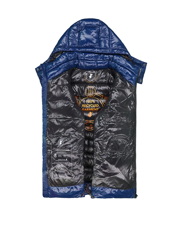 SAVE THE DUCK, Steppjacke Florian, Mikrofaser PLUMTECH®, Tintenblau 5 SAVE THE DUCK, Steppjacke Florian, Mikrofaser PLUMTECH®, Tintenblau – Bild 3