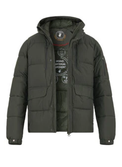 SAVE THE DUCK, Steppjacke Alter, Mikrofaser PLUMTECH®, Grün