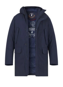 SAVE THE DUCK, Mantel Wilson, Mikrofaser PLUMTECH®, Navy