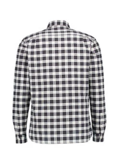 Fred Perry, Hemd, Baumwolle, Ecru-schwarz Kariert 7 Fred Perry, Hemd, Baumwolle, Ecru-schwarz Kariert -Herrenausstatter Geschaft 450203 norm2