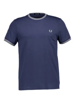 Fred Perry, T-Shirt, Baumwolle, Dunkelblau