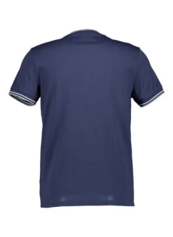 Fred Perry, T-Shirt, Baumwolle, Dunkelblau 7 Fred Perry, T-Shirt, Baumwolle, Dunkelblau -Herrenausstatter Geschaft 450209 norm2