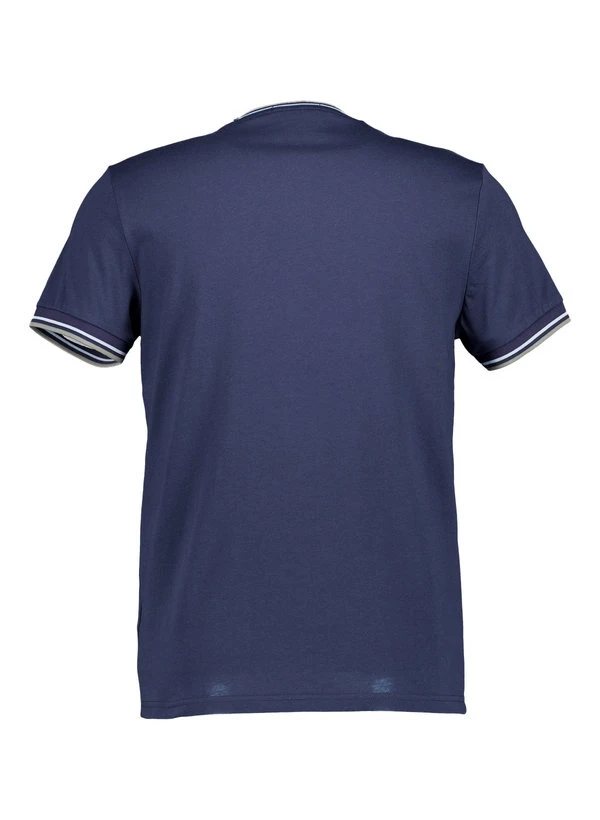 Fred Perry, T-Shirt, Baumwolle, Dunkelblau 5 Fred Perry, T-Shirt, Baumwolle, Dunkelblau – Bild 3